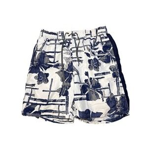 Nike Swim Floral Grid Board Shorts Quick Dry Mens‎ Large Swimming Vacation Beach